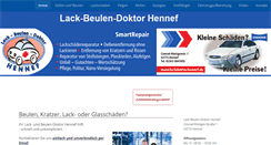 Desktop Screenshot of lackdoktor-hennef.de